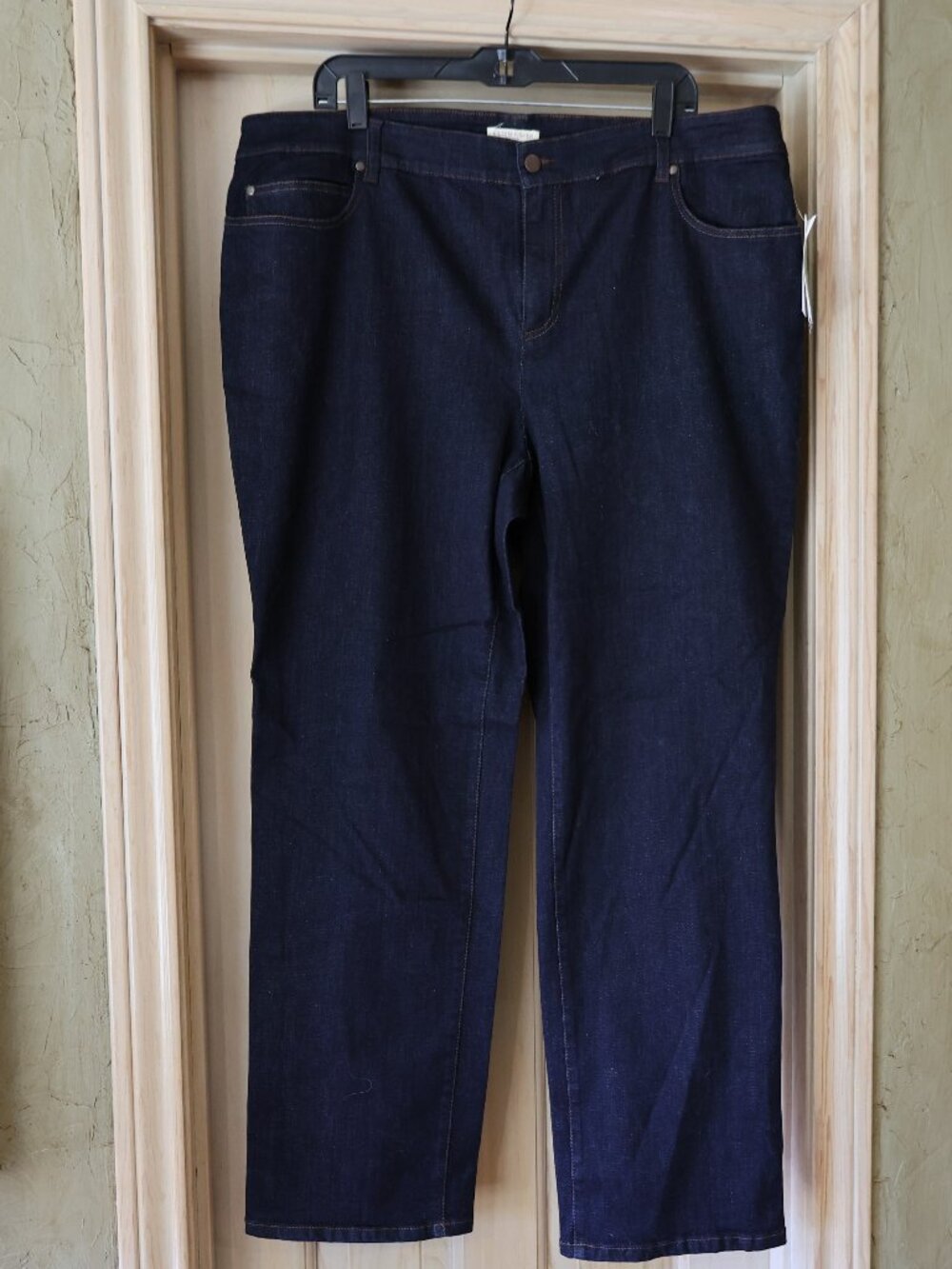 NWT Eileen Fisher Indigo Straight JEANS Size 20W